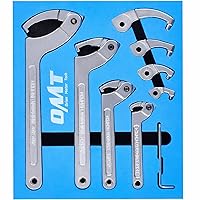8MILELAKE Adjustable Hook And Pin Wrench/Spanner Tool Set