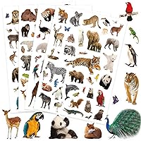 TownStix Animal Sticker Set – 10 Designs, 20 Sheets, 200 Stickers