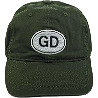 Grateful Dead Men's Standard Liquid Blue Gd Oval Baseball Hat