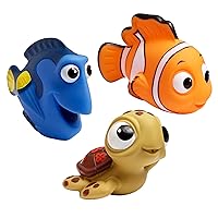 Disney Finding Nemo Bath Toys - Dory, Nemo, and Squirt — Squirting Kids Bath Toys for Sensory Play - 3 Count