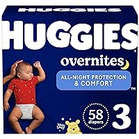 Huggies Overnites Size 3 Overnight Diapers (16-28 lbs), 58 Ct