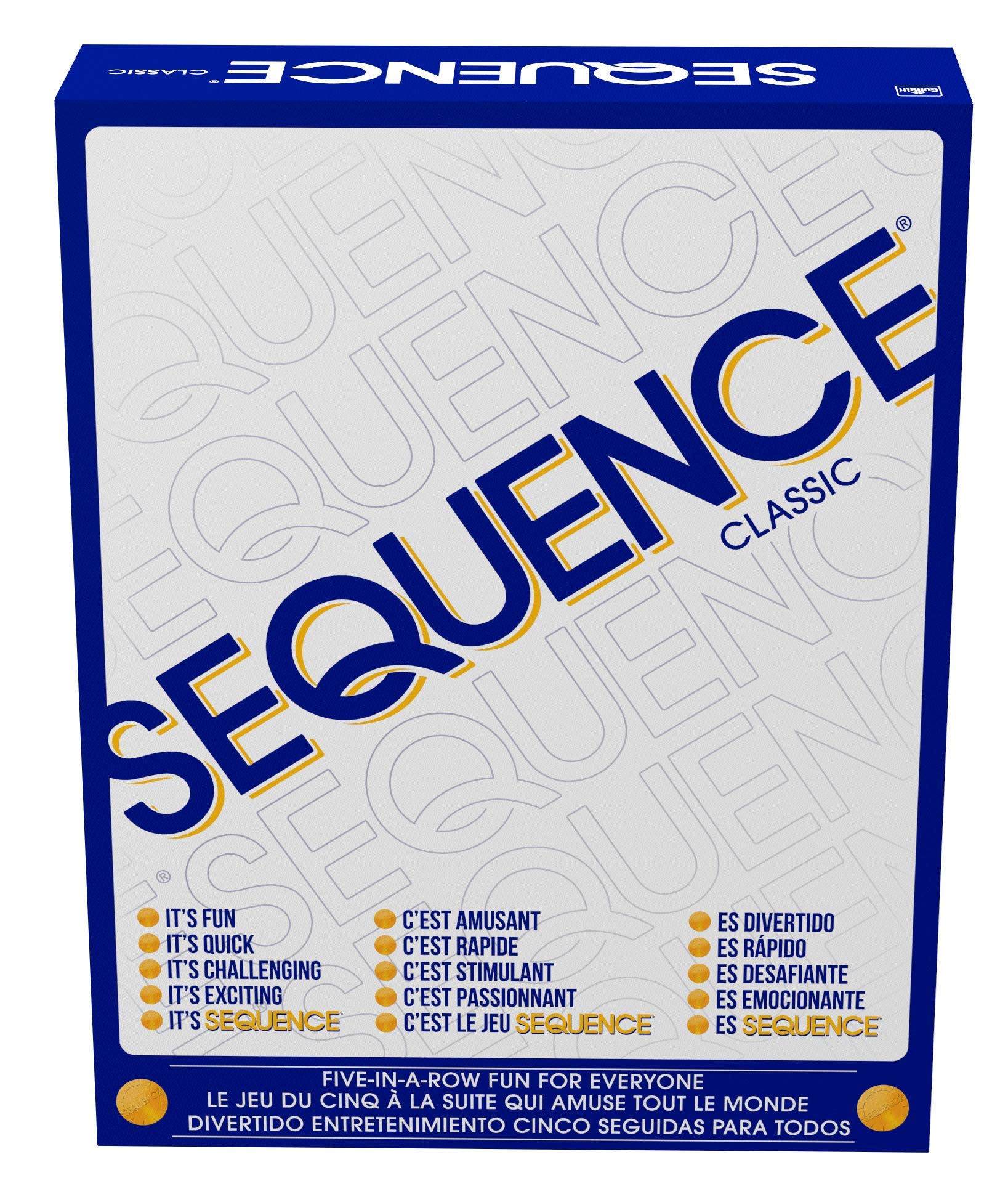 Jax Sequence Trilingual - Original Game with French & Spanish Instructions