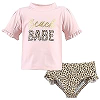 Hudson Baby Unisex Baby Swim Rashguard Set