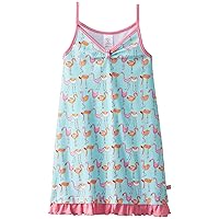Zutano Little Girls' Flamingo Ruffle Hem Dress
