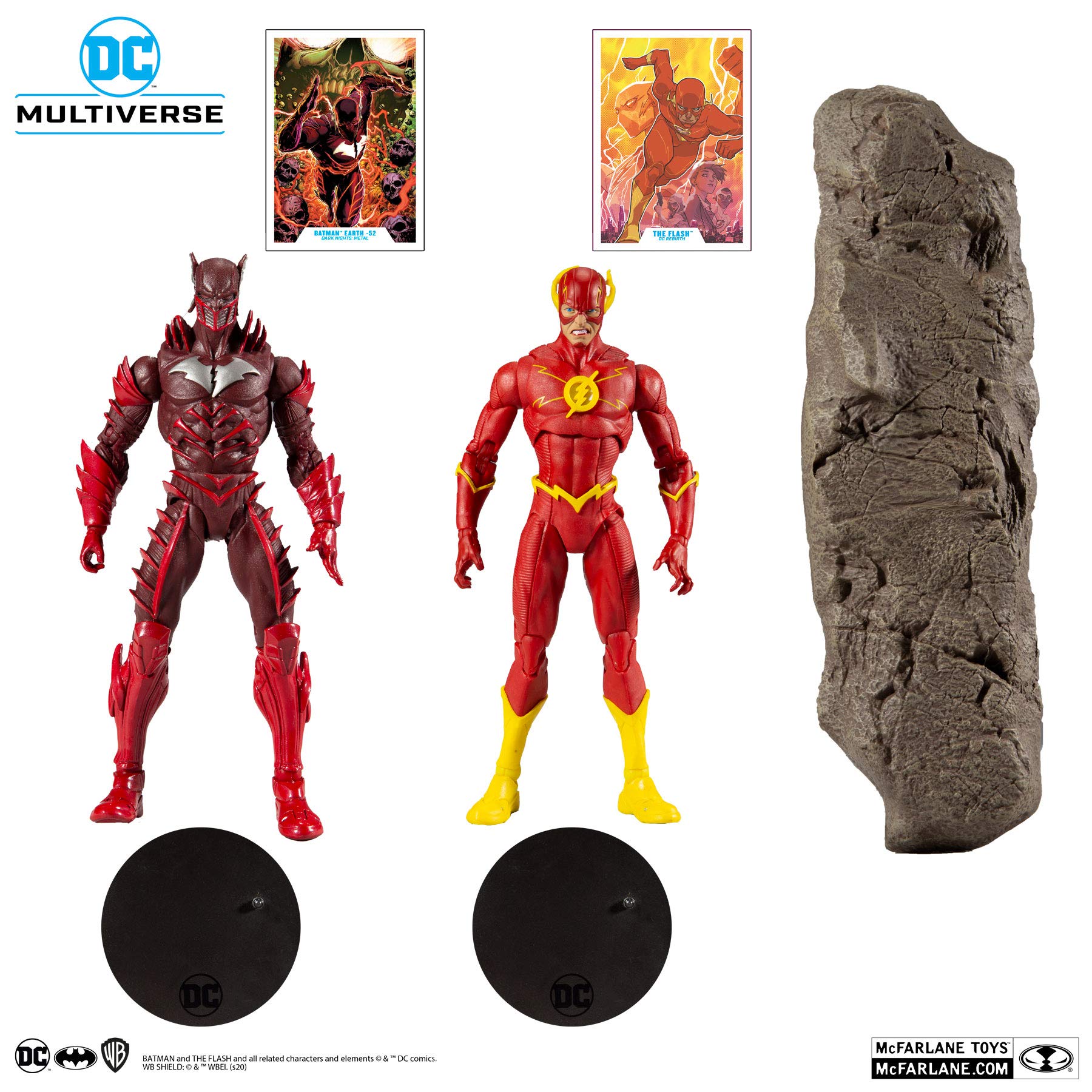 Mua McFarlane Toys DC Multiverse Earth -52 Batman (Red Death) and The Flash  7
