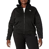 PUMA Womens (Available Plus Sizes) Train Favorite Fleece Full Zip, Puma Black
