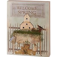 Welcome Spring Home Décor Sign 9