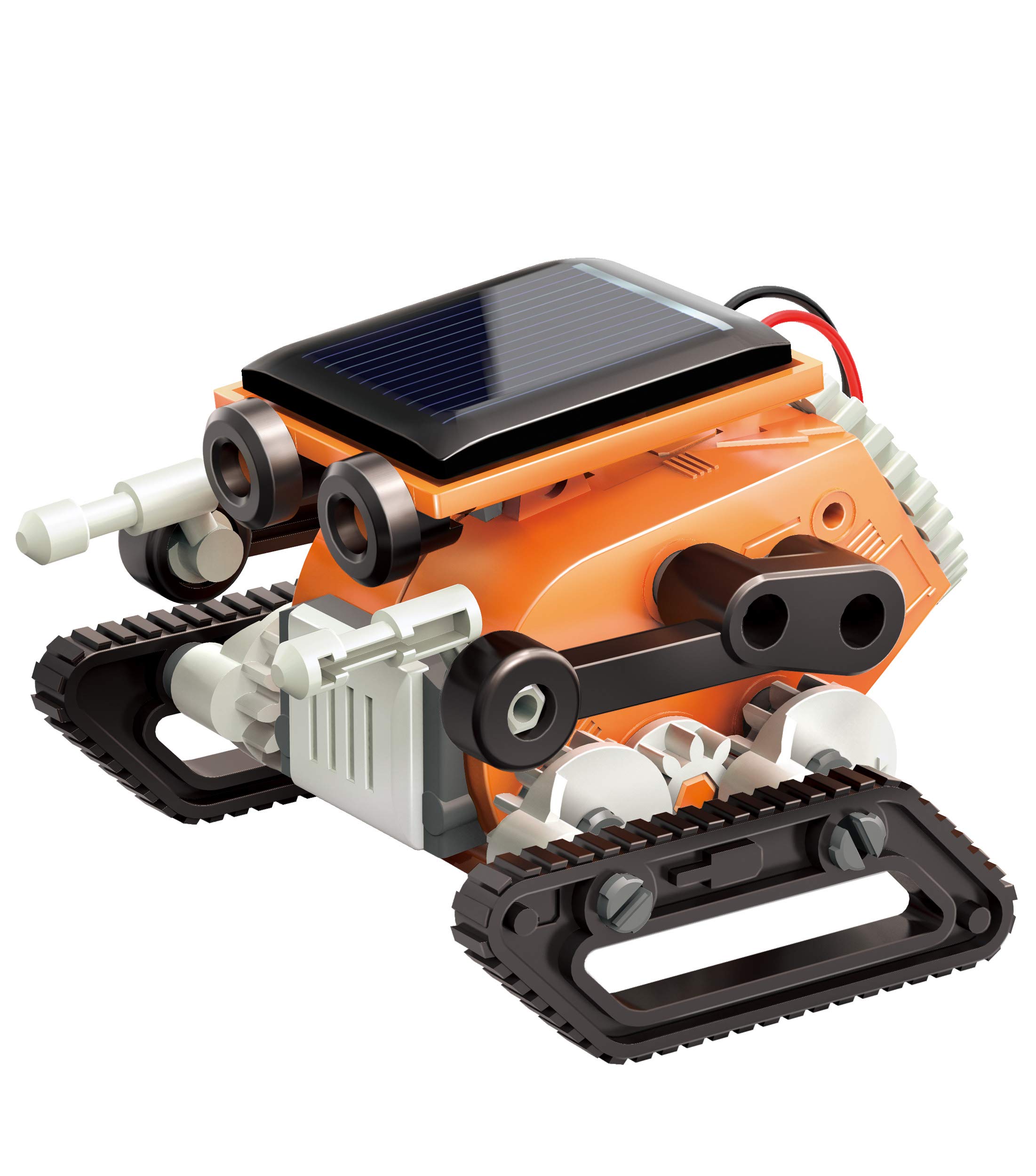 Thames & Kosmos SolarBots: 8-in-1 Solar Robot STEM Experiment Kit | Build 8 Cool Solar-Powered Robots in Minutes | No Batteries Required | Learn About Solar Energy & Technology | Solar Panel Included