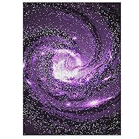 Purple Galaxies Nebulae Cosmos Wooden Puzzle Colorful DIY Picture Puzzles Home Decoration Creative Gifts
