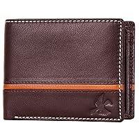Genuine Leather Wallet for Men RFID Blocking VE-11 (Brown)