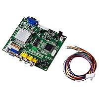 Mcbazel RGB/CGA/EGA to VGA HD Game Video Output Converter Board for Arcade Gaming Monitor to CRT LCD PDP Projector Converter