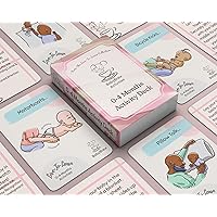 BabyBrew Activities™, 0-4Month Baby Development Activity Deck, 30 Intentional & Purposeful Activities for Interactive Play with You & Baby