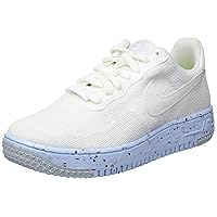 Womens WMNS Air Force 1 Crater Flykni DC7273 100 White - Size 7W