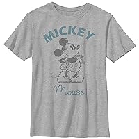 Disney Boys Friends Distressed Mickey Mouse T-Shirt
