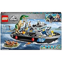 LEGO® Jurassic World Baryonyx Dinosaur Boat Escape 76942 Building Kit; Cool Toy Playset for Creative Kids