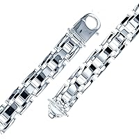 DECADENCE Sterling Silver Silver Flash 11.60mm Watch Band Design 8