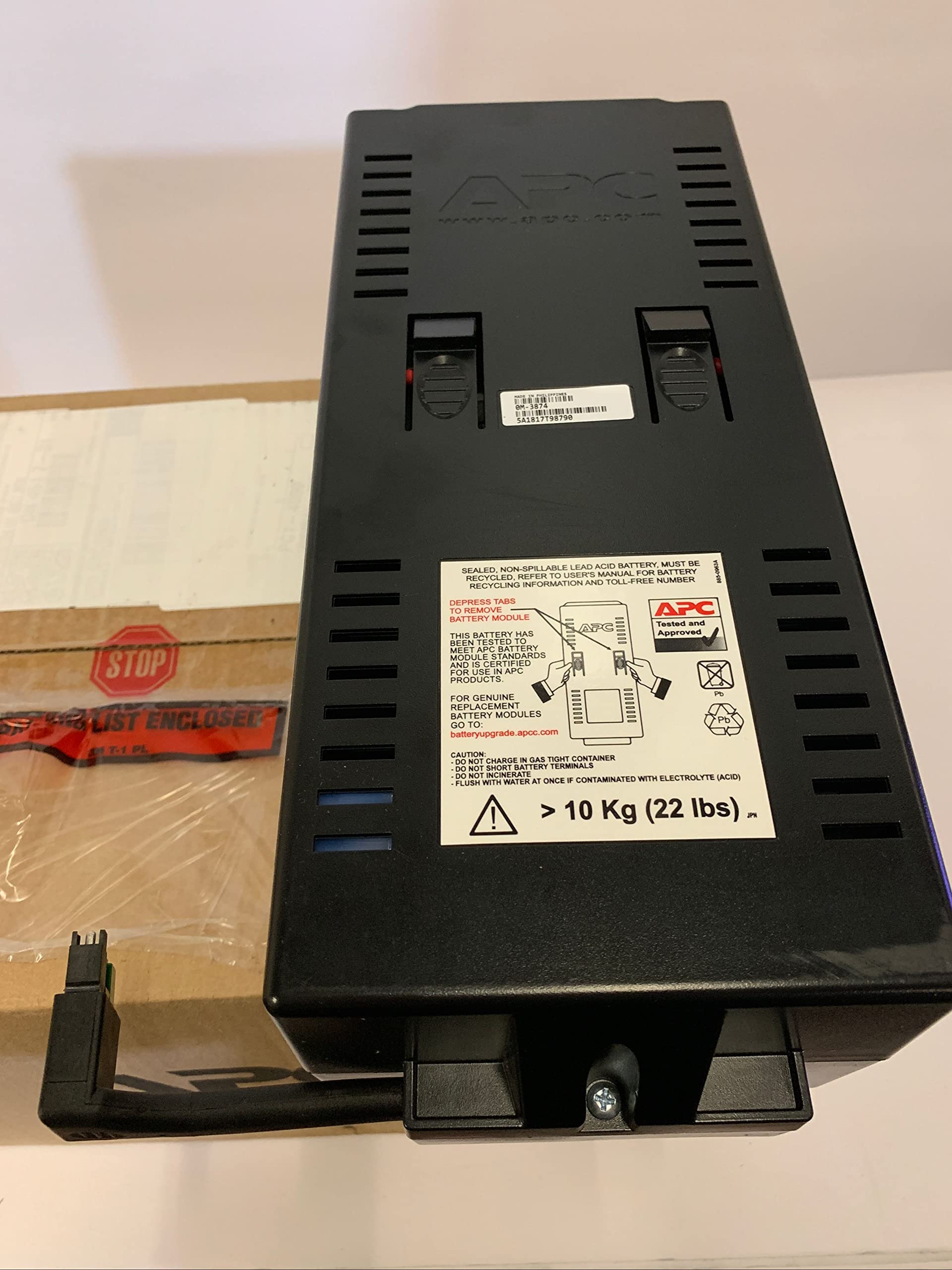 APC RBC63 300VAh UPS Replacement Battery Cartridge #63-48V DC - Spill Proof, Maintenance Free Sealed Lead Acid