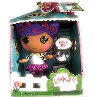 Lalaloopsy Littles Doll Rain E. Sky with Pet Cloud with a Silver Lining - 18 cm Purple Rocker Musician Doll with Changeable Outfit, in Reusable House Package Playset, for Ages 3-103