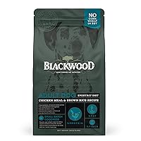 Blackwood Pet Food 075492300228 Chicken Meal & Rice Recipe Everyday Diet Adult Dry Dog Food, 30Lbs (22290)