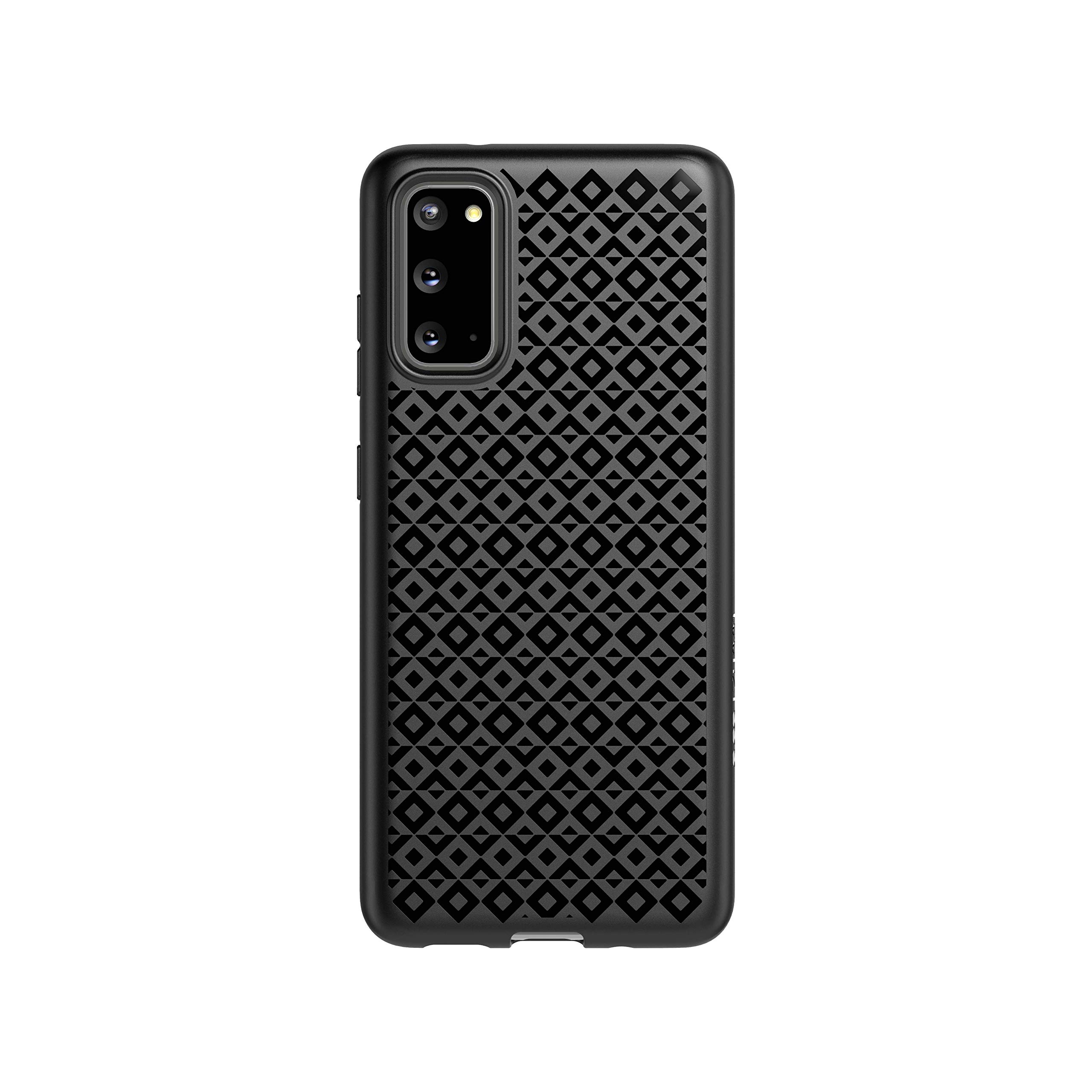 tech21 Studio Design for Samsung Galaxy S20 5G Phone Case with Germ Fighting Antimicrobial Properties and 8 ft. Drop Protection, Black