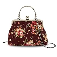 Abuyall Straw Handbag With Flower Beach Woven Shoulder Bag Satchel Casual Tote