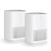 Medify MA-14 Air Purifier with True HEPA H13 Filter | 470 ft² per Hour for Smoke, Odors, Pollen, Pets | 99.9% Removal to 0.1 Microns | White, 2-Pack