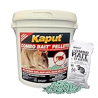 Mouse, Rat & Vole Combo Bait Pellets - Kills Rodents and Their Fleas! | (32 x 2oz Place Packs)