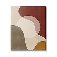 Stupell Industries Colliding Worlds Abstraction Desert Sun Tones Brown Red, Designed by Birch&Ink Canvas Wall Art, 16 x 20, Multi
