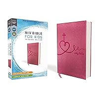 NIV, Bible for Kids, Leathersoft, Pink, Red Letter, Comfort Print: Thinline Edition NIV, Bible for Kids, Leathersoft, Pink, Red Letter, Comfort Print: Thinline Edition Leather Bound