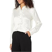 Ramy Brook Women's Amelia Pleated Button Down Top