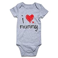 RAISEVERN Baby Boys Girls Clothes Infant Romper Newborn Bodysuits Funny Outfit 0-12 Months