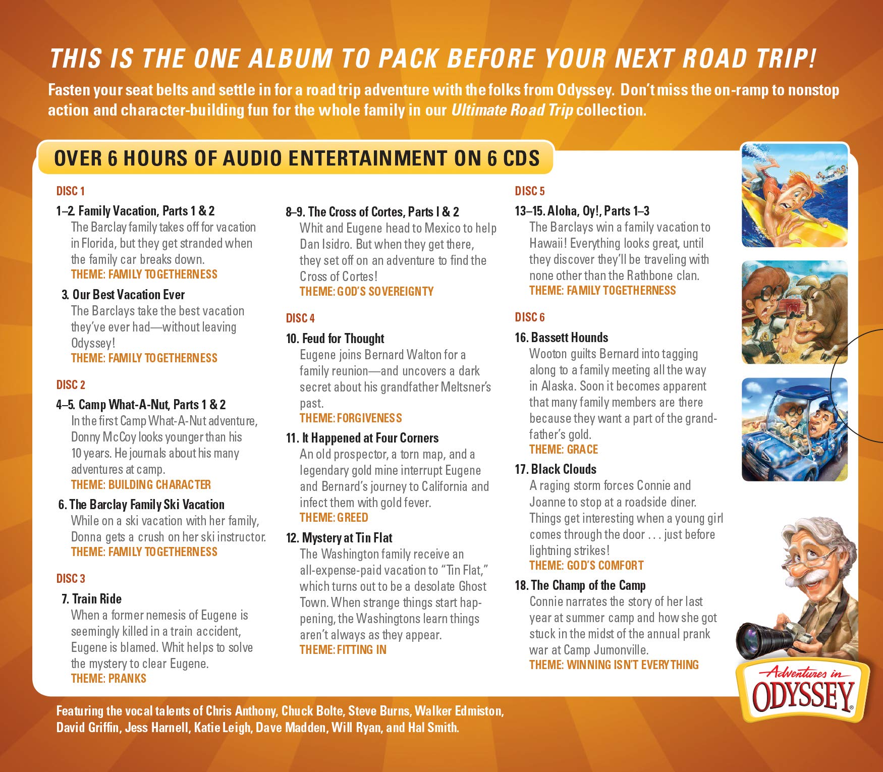 The Ultimate Road Trip: Family Vacation Collection (Adventures in Odyssey)