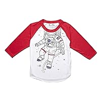 Become an Animal Super Soft ¾ Sleeve Raglan Tee for Baby, Infant + Toddler (0/6M-6T)