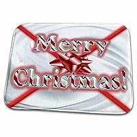 3dRose Edmond Hogge Jr Christmas - Merry Christmas - Bathroom Bath Rug Mats (rug-36709-1)