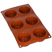 Matfer Bourgeat Gastro Flex Muffin Mold, Red