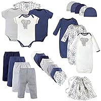 Touched by Nature Unisex Baby Organic Cotton Layette Set and Giftset