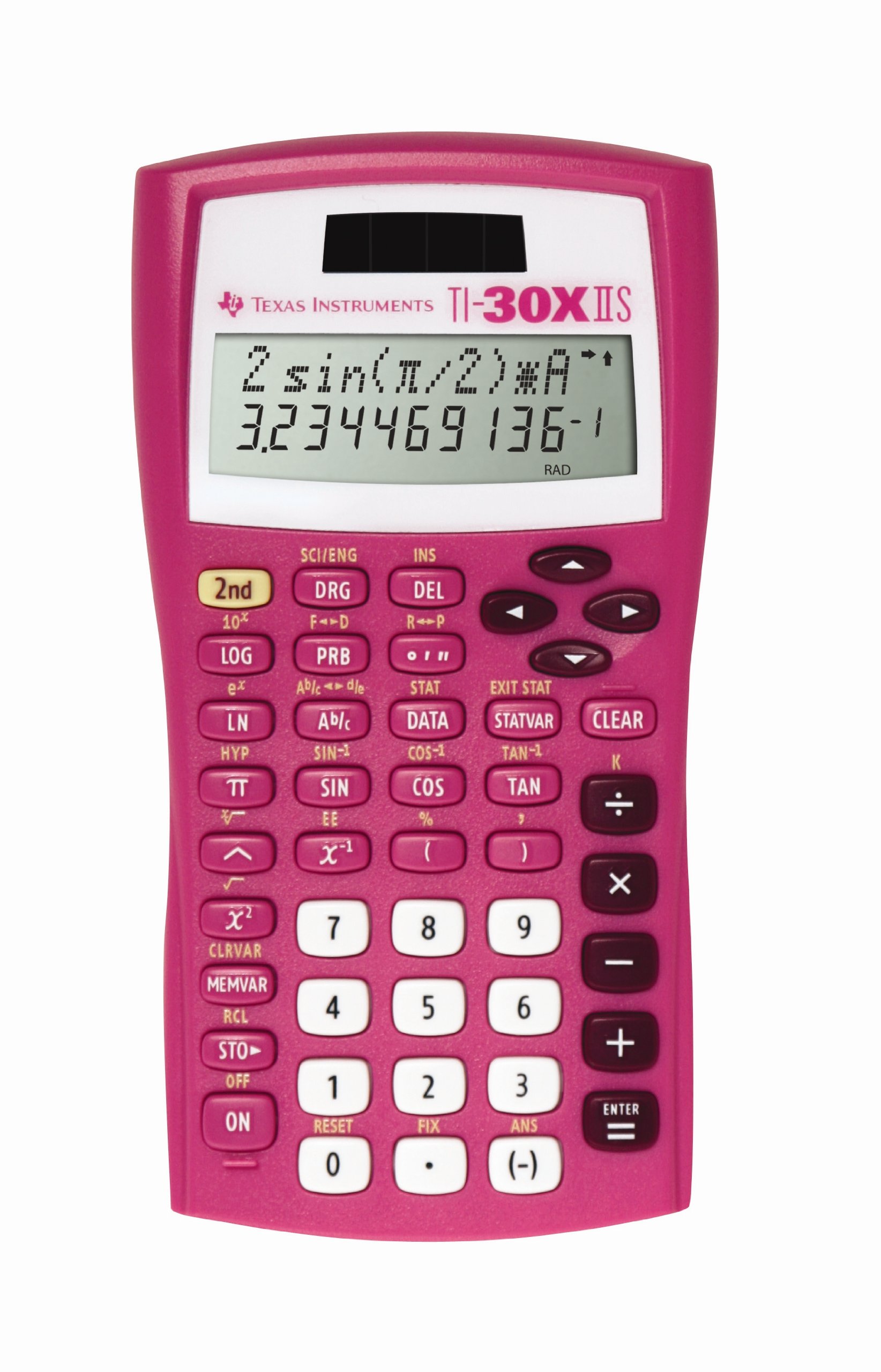 Texas Instruments TI-30X IIS 2-Line Scientific Calculator, Pink