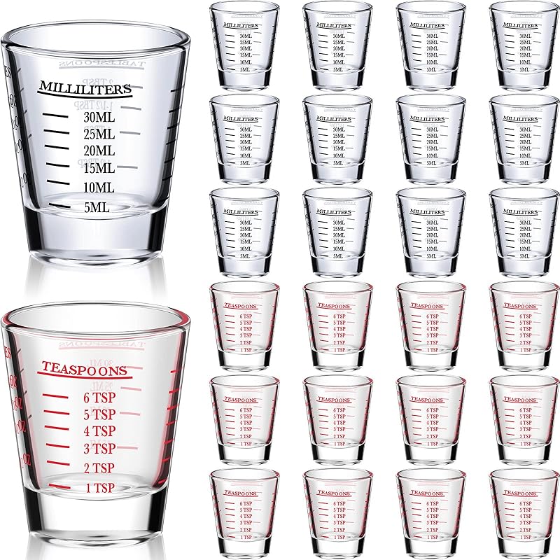 tsp glass measure cup 30ML Glass Measuring Cup Espresso Shot Glass
