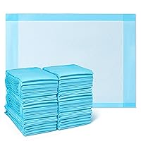 Medline Disposable Chucks Pads, 17 x 24 inches (Pack of 100), Ultra-Light Absorbency Pee Pads for Surface Protection, Disposable Diaper Changing Pads for Baby, Puppy Pads for Dog Potty Training