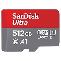 SanDisk 512 GB MicroSDXC Ultra 150MB Card Only – Extended Capacity SD (MicroSDHC)