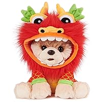 GUND Boo, The World’s Cutest Dog Lunar New Year Dragon Plush Pomeranian Stuffed Animal for Ages 1 and Up, 9”