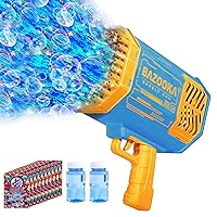 Bubble Machine Gun Kids Toys, Bubble Gun with Colorful Lights and Thousands Bubbles, Outdoor Toy Birthday Party Favors Gifts for Boys Girls Age 3 4 5 6 7 8 9 10 11 12 Years Old