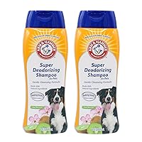 for Pets Super Deodorizing Shampoo for Dogs | Best Odor Eliminating Dog Shampoo | Great for All Dogs & Puppies, Fresh Kiwi Blossom Scent, 20 oz, 2-Pack