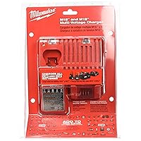 Milwaukee 48-59-1812 M12 or M18 18V and 12V Multi Voltage Lithium Ion Battery Charger w/ Onboard Fuel Gauge Milwaukee 48-59-1812 M12 or M18 18V and 12V Multi Voltage Lithium Ion Battery Charger w/ Onboard Fuel Gauge