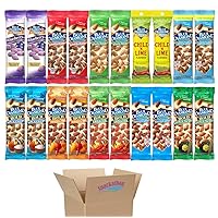 Blue Diamond Almond Variety, 10 Flavors, 2 Bags each Flavor, 1.5 Ounce (Pack of 20)