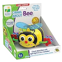 The Learning Journey Early Learning - Crawl About Bee - Crawling Toys for Babies 6-12 Months - Bright Lights and Fun Melodies - Award Winning Toys