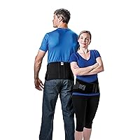 Core Products Corfit Industrial Back Lumbar Brace Support, Black - XSmall