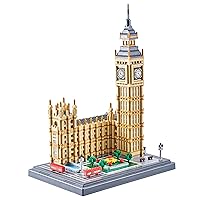 Big Ben Architecture Model Building Block Sets (6473PCS) - World Famous Architectural Model Toys Gifts for Kid Age of 14+ and Adult