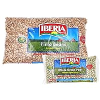 Pinto Beans 4 lb. + Iberia Whole Green Peas, 12 Oz