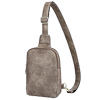 INICAT Small Crossbody Sling Bags for Women Vegan Leather Cell Phone Purse Fanny Packs for Women Men